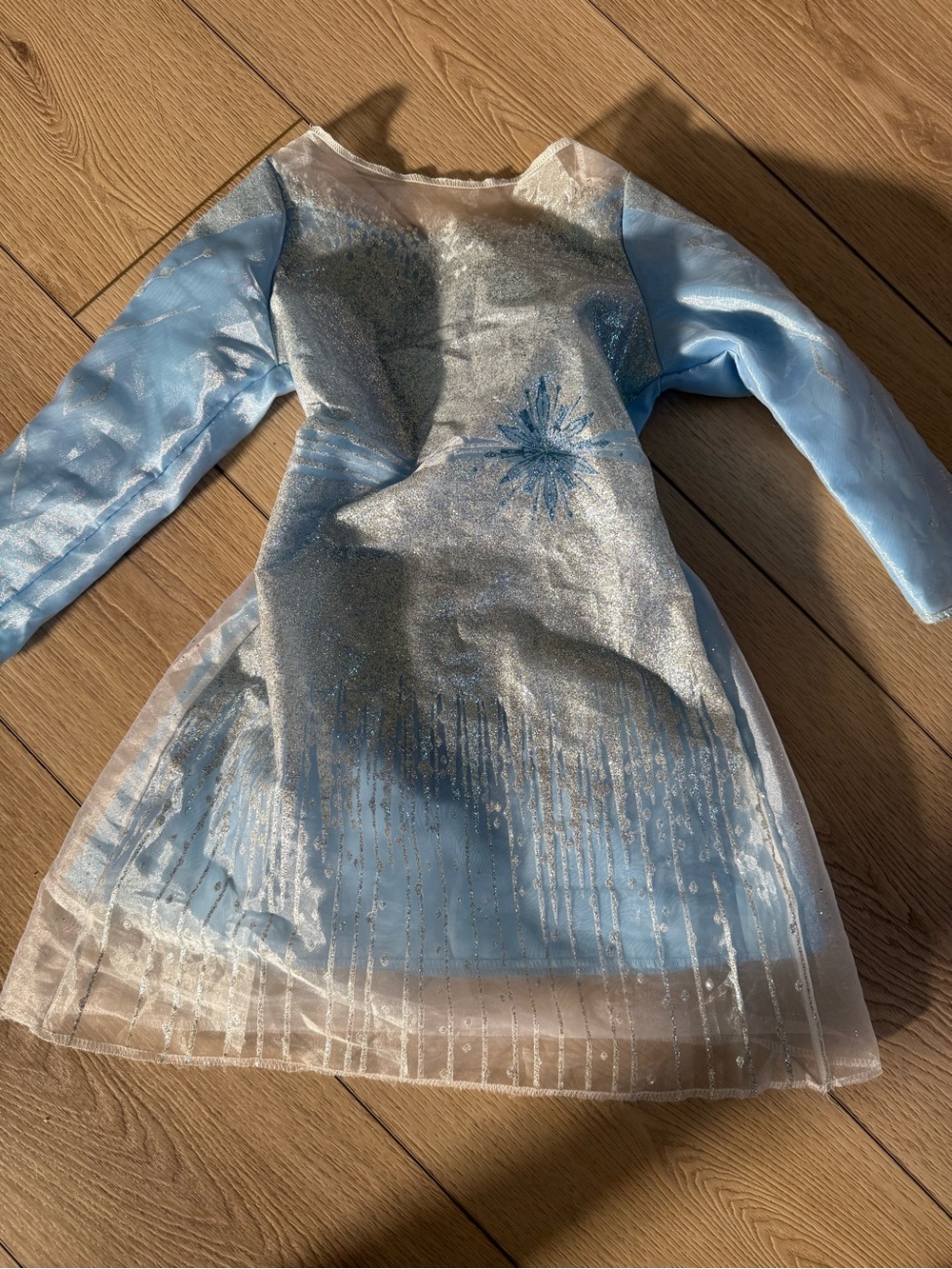 Blue Sparkle Frozen Princess Elsa Costume Dress for Kids